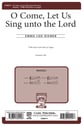 O Come Let Us Sing Unto the Lord TTBB choral sheet music cover